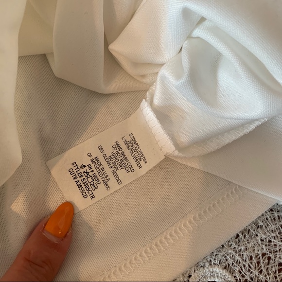 BNWT White Lacey Double Layer Full Skirt Size Medium - Picture 8 of 10